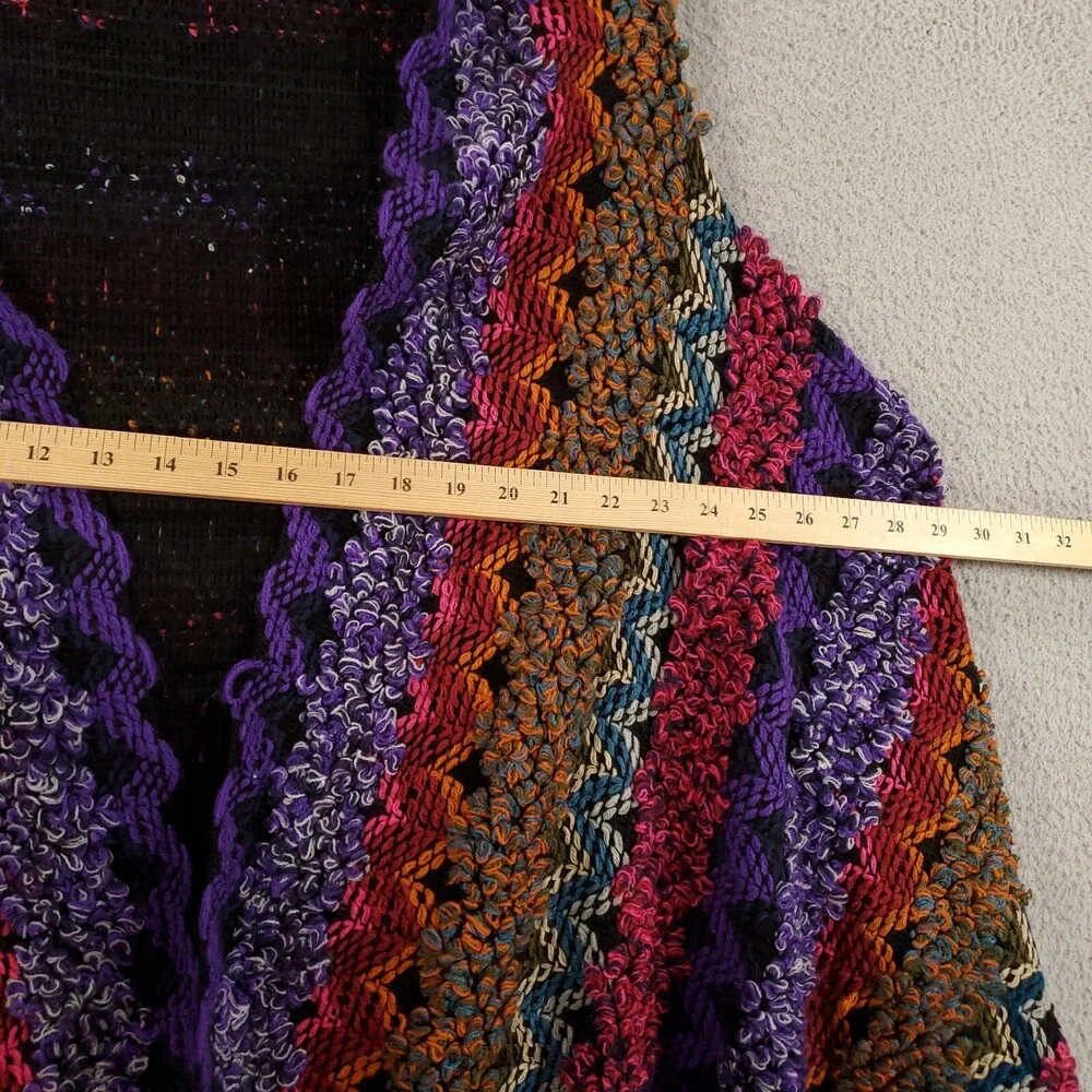 Soft Surroundings Cardigan Sweater One Size Boho Artsy Sleeveless Open Front - Picture 3 of 13